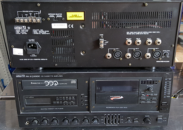 인터엠 엠프 PA-2100DC