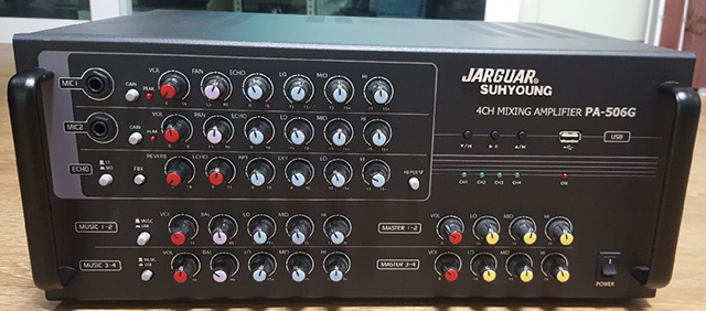 JARGUAR SUHYOUNG  4CHMIXING AMPLIFIER PA-506G