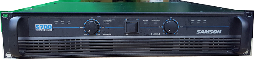 S-700 /SAMSON S700 350W 앰프 Stereo 4Ω 350W Bridged 8Ω 700W.