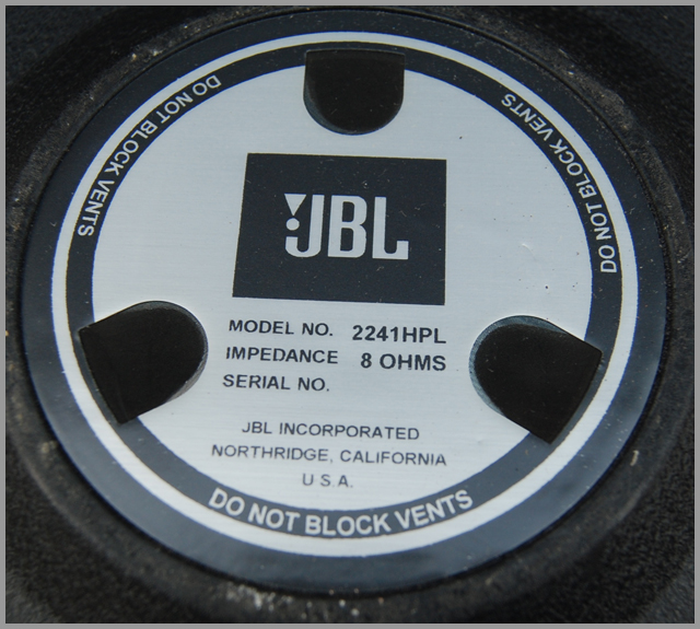 JBL 2241 HPL 18인치 우퍼