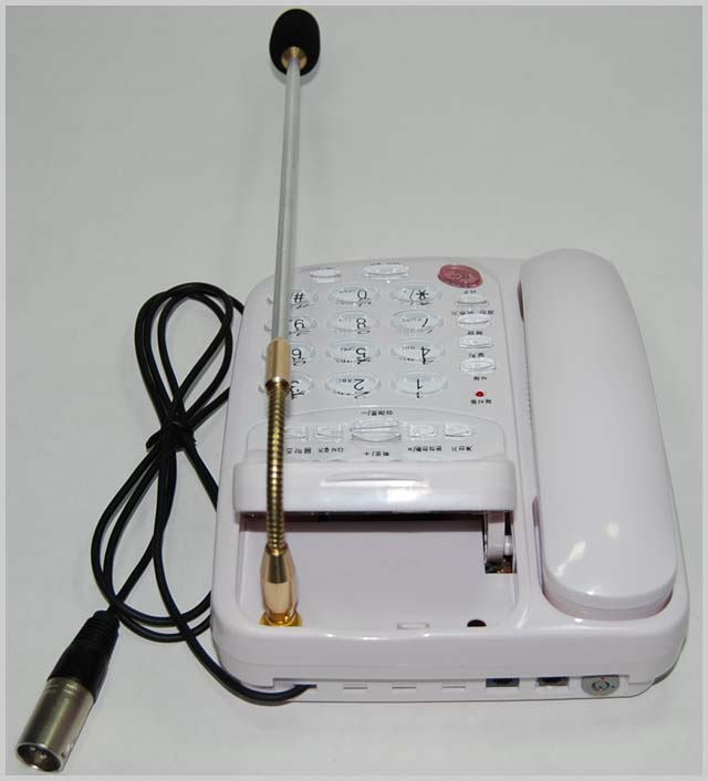 전화기 일체형 인터넷방송용 마이크
