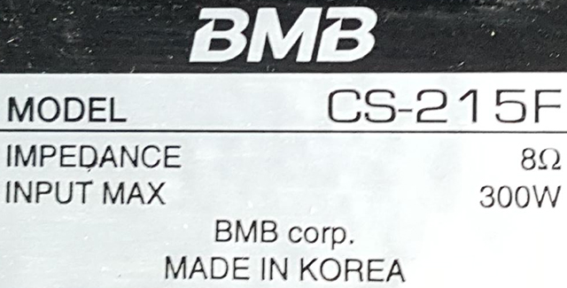 BMB CS 215F 스피커