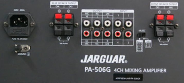 JARGUAR SUHYOUNG  4CHMIXING AMPLIFIER PA-506G